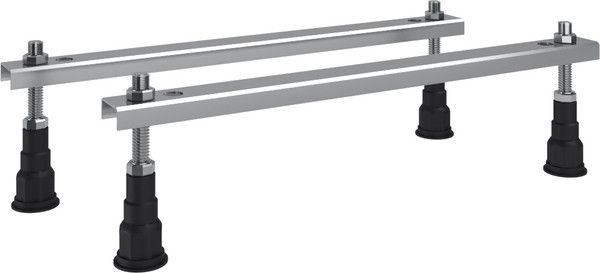 Изображение товара Ванна акриловая Lauter Haven 150 /21202005 (с ножками, лицевым экраном черного цвета и сифоном 21Y32001 матовый черный)