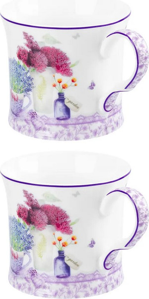 Изображение товара Набор кружек Elan Gallery Лаванда New Bone China / 420765