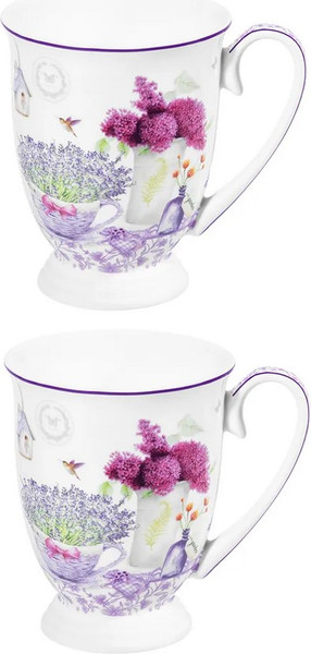 Изображение товара Набор кружек Elan Gallery Лаванда New Bone China / 420767