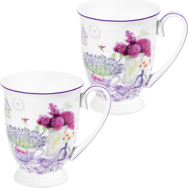 Изображение товара Набор кружек Elan Gallery Лаванда New Bone China / 420767