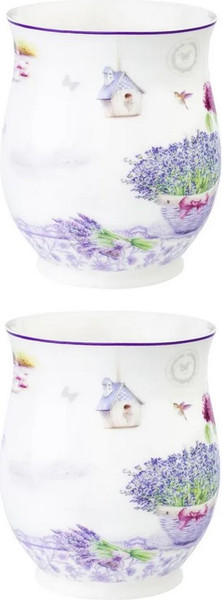 Изображение товара Набор кружек Elan Gallery Лаванда New Bone China / 420768