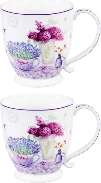 Изображение товара Набор кружек Elan Gallery Лаванда New Bone China / 420772