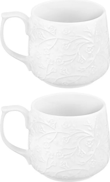 Изображение товара Набор кружек Elan Gallery Веточки-цветочки / 950392