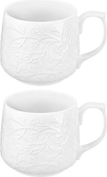 Изображение товара Набор кружек Elan Gallery Веточки-цветочки / 950392