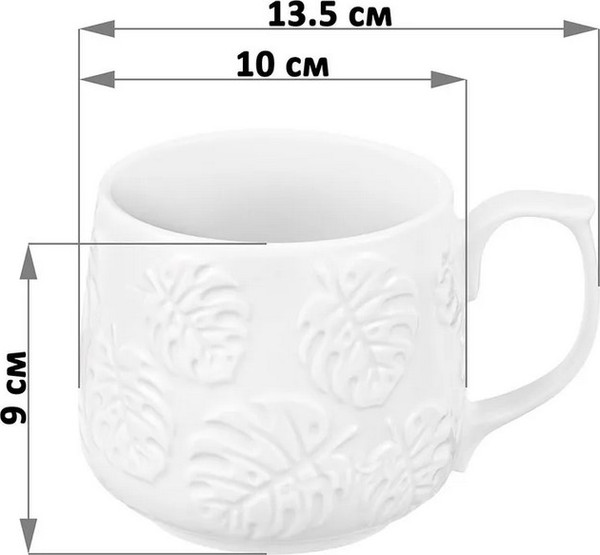 Изображение товара Набор кружек Elan Gallery Тропики / 950394