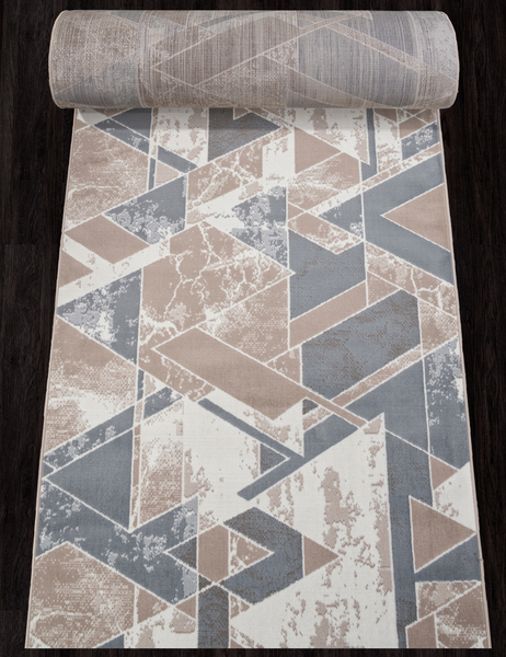 Изображение товара Ковровая дорожка Merinos Sierra F354-STAN-BEIGE-BLUE (1х30)