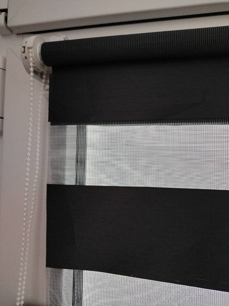 Изображение товара Рулонная штора Jalux День-Ночь Аравия 7493-11 48x160 (ночь)