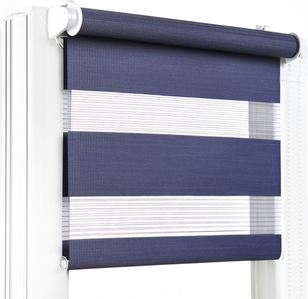 Изображение товара Рулонная штора Jalux День-Ночь Софт 1810 48x160 (синий)