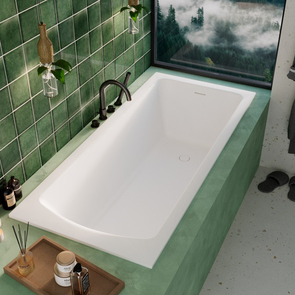 Изображение товара Ванна из искусственного камня Whitecross Coin 170x75 / 0224.170075.200 (белый матовый)