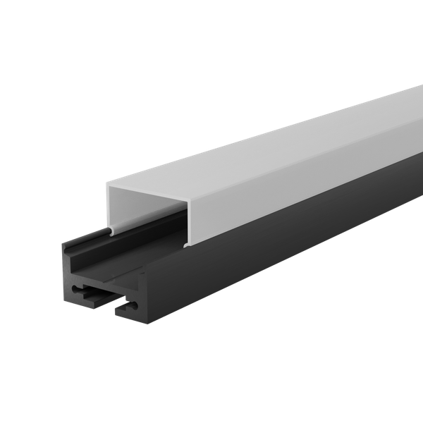 Изображение товара Профиль для светодиодной ленты Wolta WAP-S/H-20/20/2000-BW