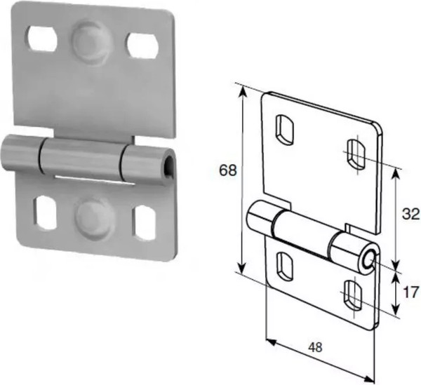 Изображение товара Петля воротная DoorHan Для калитки (4шт)
