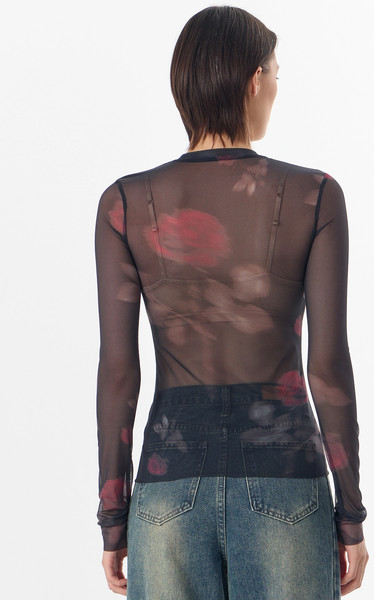 Изображение товара Джемпер Mark Formelle 122898 (р.164/170-104-110, розы на черном)