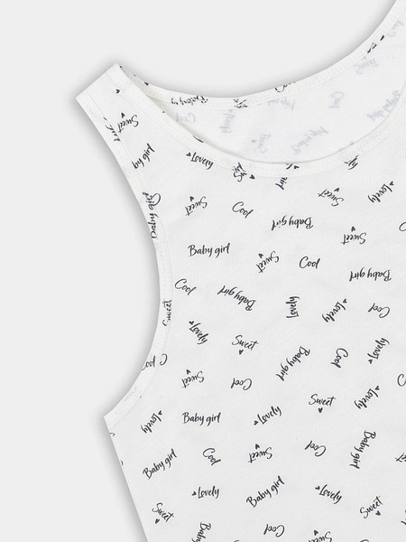 Изображение товара Майка для малышей Mark Formelle 427739/1 (р.98-52, слова на светло-молочном)