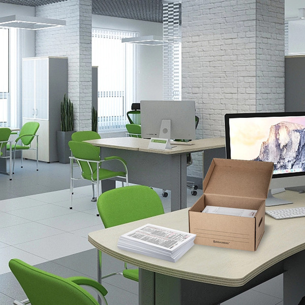 Изображение товара Коробка архивная Brauberg Делопроизводство / 129589