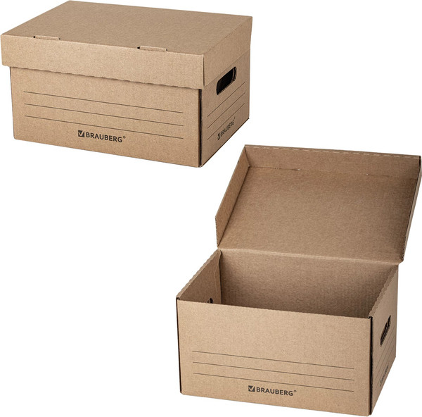 Изображение товара Коробка архивная Brauberg Делопроизводство / 129589