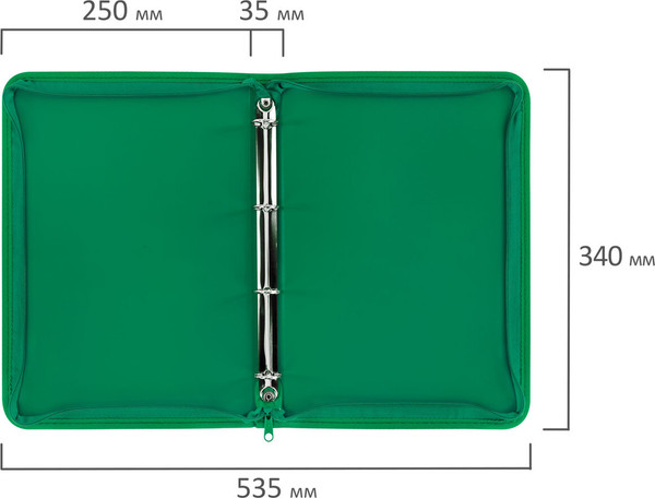 Изображение товара Папка для бумаг Brauberg Pixel / 273079 (темно-зеленый)