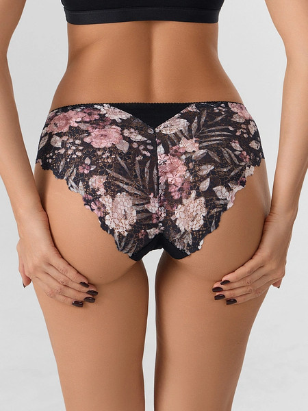Изображение товара Трусы женские Mark Formelle 412684 (р.98, цветы на черном-1)