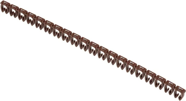 Изображение товара Маркер кабельный IEK МКН-1.5мм2 "1" / UMK01-02-1 (1500шт, коричневый)