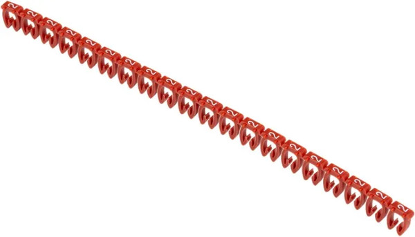 Изображение товара Маркер кабельный IEK МКН-1.5мм2 "2" /  UMK01-02-2 (1500шт, красный)