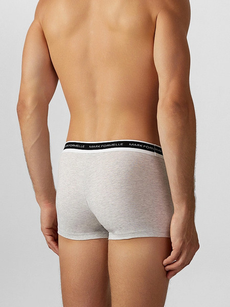 Изображение товара Комплект мужских трусов Mark Formelle 411124-3 (р.98-108, серый меланж 4306А/графит/черный)