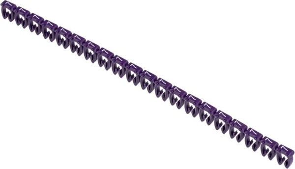 Изображение товара Маркер кабельный IEK МКН-1.5мм2 "7" / UMK01-02-7 (1500шт, фиолетовый)