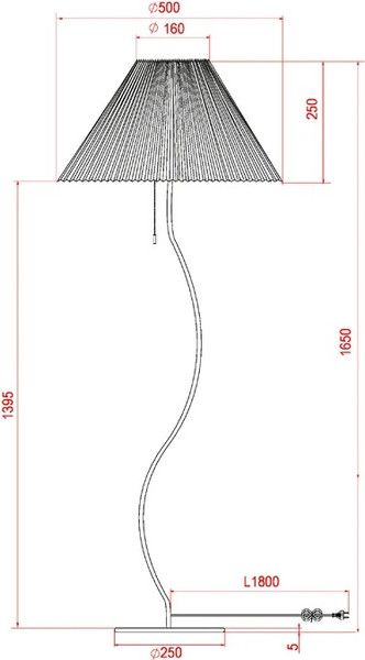 Изображение товара Торшер Arte Lamp A5069PN-1BK
