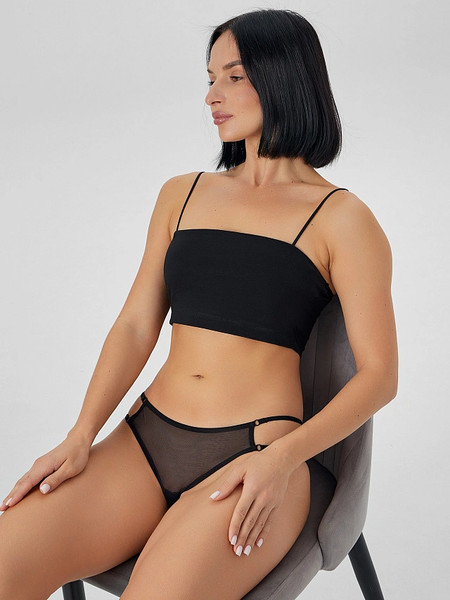 Изображение товара Комплект женских трусов Mark Formelle 412438-3 (р.106, черный/белый/черный)