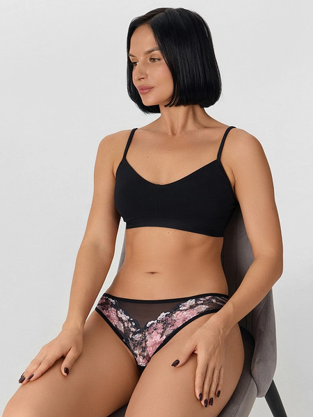 Изображение товара Трусы женские Mark Formelle 412469 (р.102, цветы на черном-1)