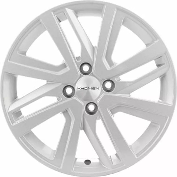 Изображение товара Литой диск Khomen KHW1609 Stepway 16x6" 4x100мм DIA 60.1мм ET 37мм F-Silver