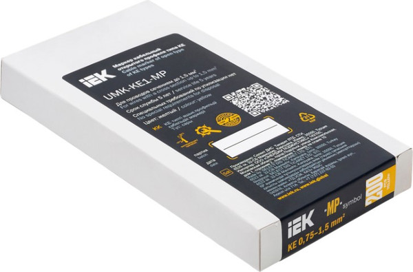 Изображение товара Маркер кабельный IEK KE 0.75-1.5мм2 "MP" / UMK-KE1-MP (200шт)