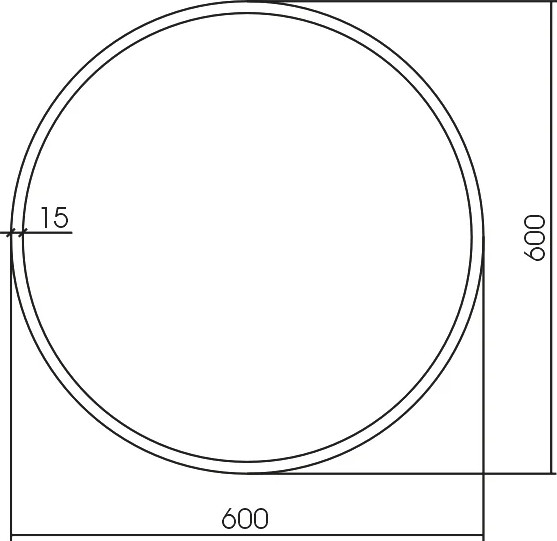 Изображение товара Зеркало Silver Mirrors Glory D600 / LED-00003076