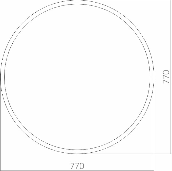 Изображение товара Зеркало Silver Mirrors Glory D800 / LED-00003068