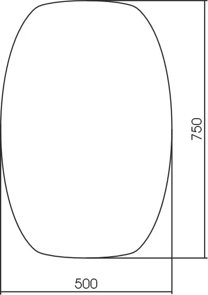 Изображение товара Зеркало Silver Mirrors Тайла 50x75 / ФР-00002549 