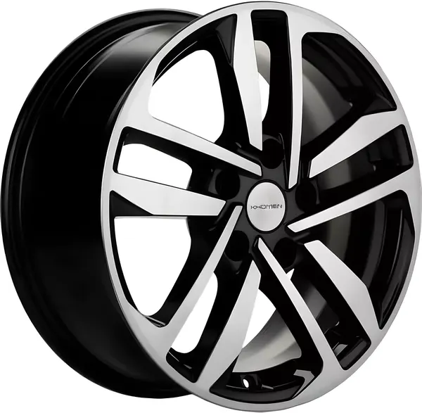 Изображение товара Литой диск Khomen KHW1612 Toyota/Suzuki 16x6.5" 5x114.3мм DIA 60.1мм ET 45мм (Black FP)