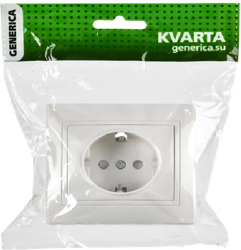 Розетка IEK Kvarta KV-R14-16-PC-K01 (белый) — фото 6