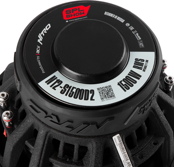 Изображение товара Головка сабвуфера SPL Show Nitro N12-S1500D2