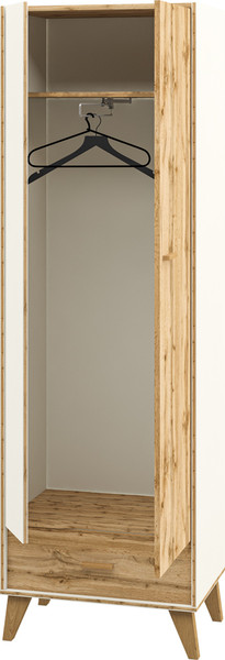 Изображение товара Шкаф ELVA Нодо NEM01HP-2D1S-630/400/2000 (01) (дуб вотан/белый)