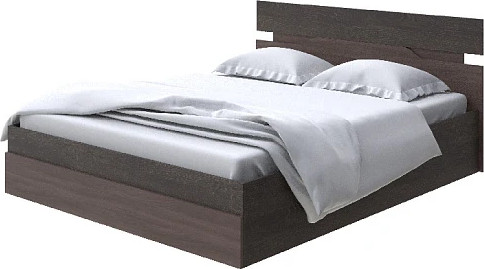 Изображение товара Двуспальная кровать Proson Milton с ПМ 160x200 (дуб кантербери/ясень шимо темный)