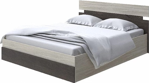 Изображение товара Двуспальная кровать Proson Milton с ПМ 160x200 (ясень шимо светлый/дуб кантербери)