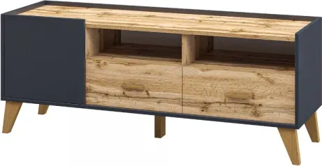 Изображение товара Тумба ELVA Нодо NEM01T-1D2S-1250/400/550 (02) (дуб вотан/графит)