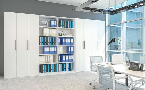 Изображение товара Шкаф-пенал ELVA Брис NEM02HS-1D-400/580/2400 (11) (белый)