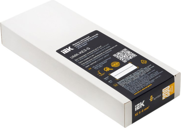 Изображение товара Маркер кабельный IEK KE 4-6мм2 "G" / UMK-KE3-G (200шт)