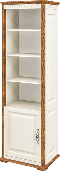 Изображение товара Стеллаж ELVA Лазаро NEM03HS-1D-640/480/2000 (26) (крем/дуб кантри)
