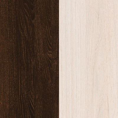 Изображение товара Двуспальная кровать Proson Milton с ПМ 180x190 (дуб кантербери/дуб шамони светлый 124)