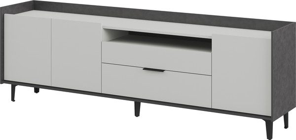 Изображение товара Тумба ELVA Эссен NEM04T-3D2S-2040/400/670 (29) (металл бруклин/лунный камень)