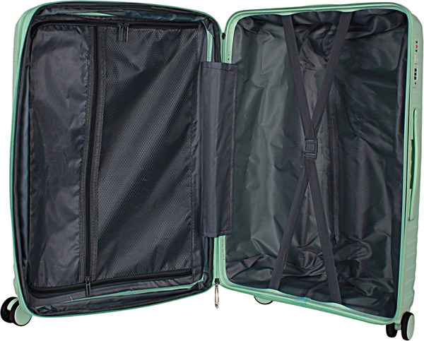 Изображение товара Чемодан на колесах EUROBAGS PP-N21 (M, мятный)