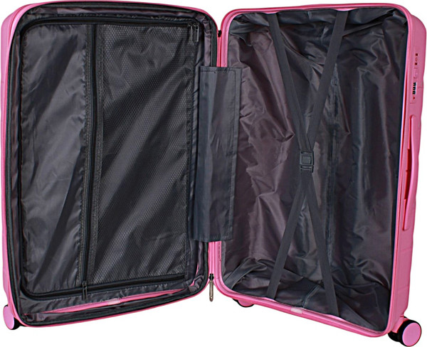 Изображение товара Чемодан на колесах EUROBAGS PP-N86 (M, розовый)