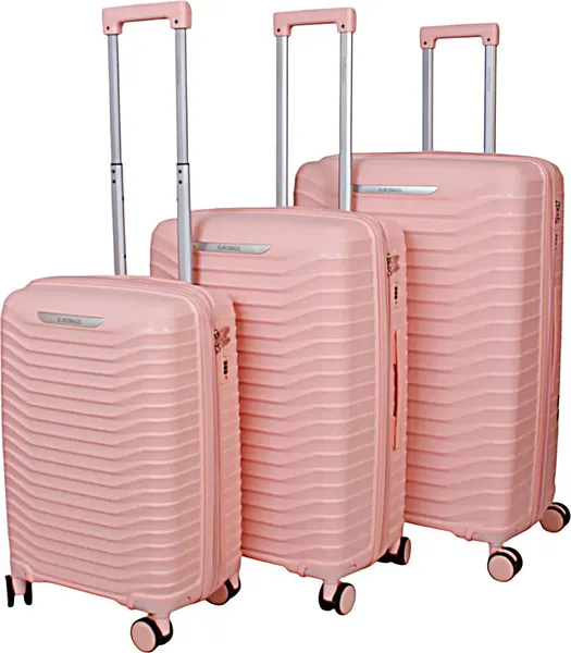 Изображение товара Чемодан на колесах EUROBAGS PP-N21 (L, розовый)