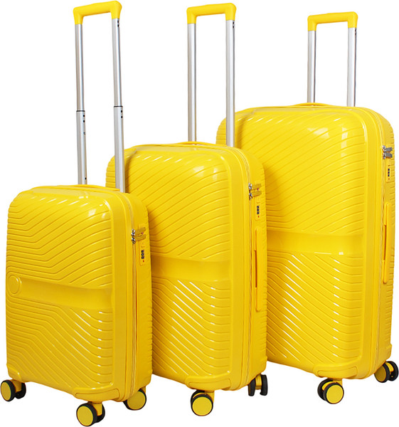 Изображение товара Чемодан на колесах EUROBAGS PP-N18 (L, желтый)