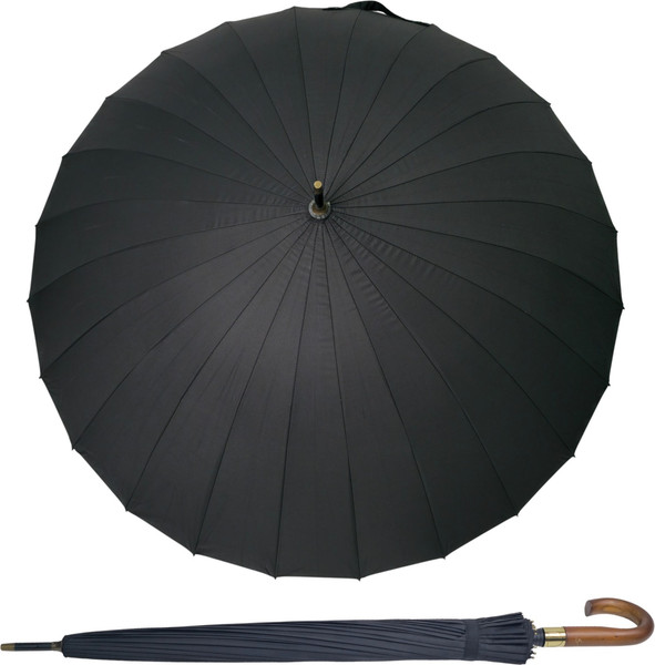 Изображение товара Зонт-трость RS (Rain Stop) RS24L (черный)